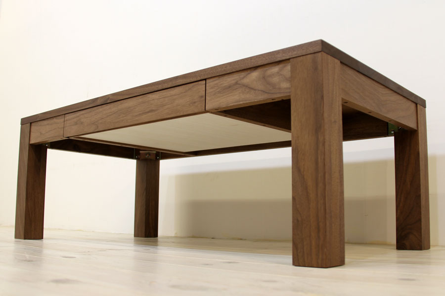 凛／RIN センターテーブル ローテーブル W1200（ウォールナット・ウォルナット）st 自然工房