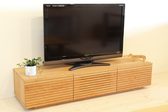 サイズオーダー可】天然木、無垢材使用テレビボード 風雅／FUUGA-W1500 