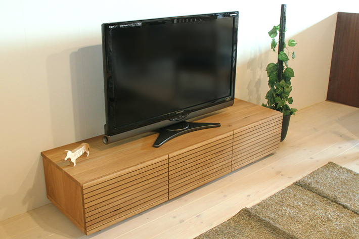 サイズオーダー可】天然木、無垢材使用テレビボード 風雅／FUUGA-W1500 