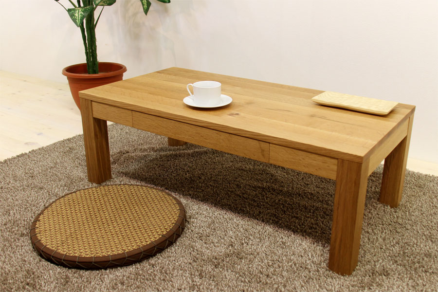 凛／RIN センターテーブル ローテーブル リビングテーブル ソファテーブル W1000（ホワイトオーク）st サイズオーダー可能