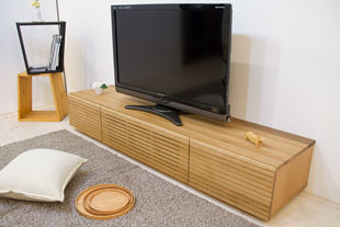 風雅テレビボード type1 幅1800mm ホワイトオーク