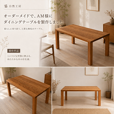 A.M.様 凛ダイニングテーブル 