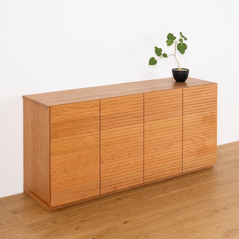 風雅／FUUGA キャビネット W1600（ブラックチェリー）