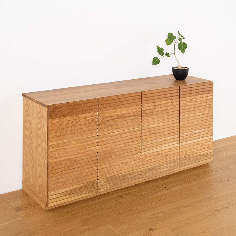 風雅／FUUGA キャビネット W1600（ホワイトオーク）