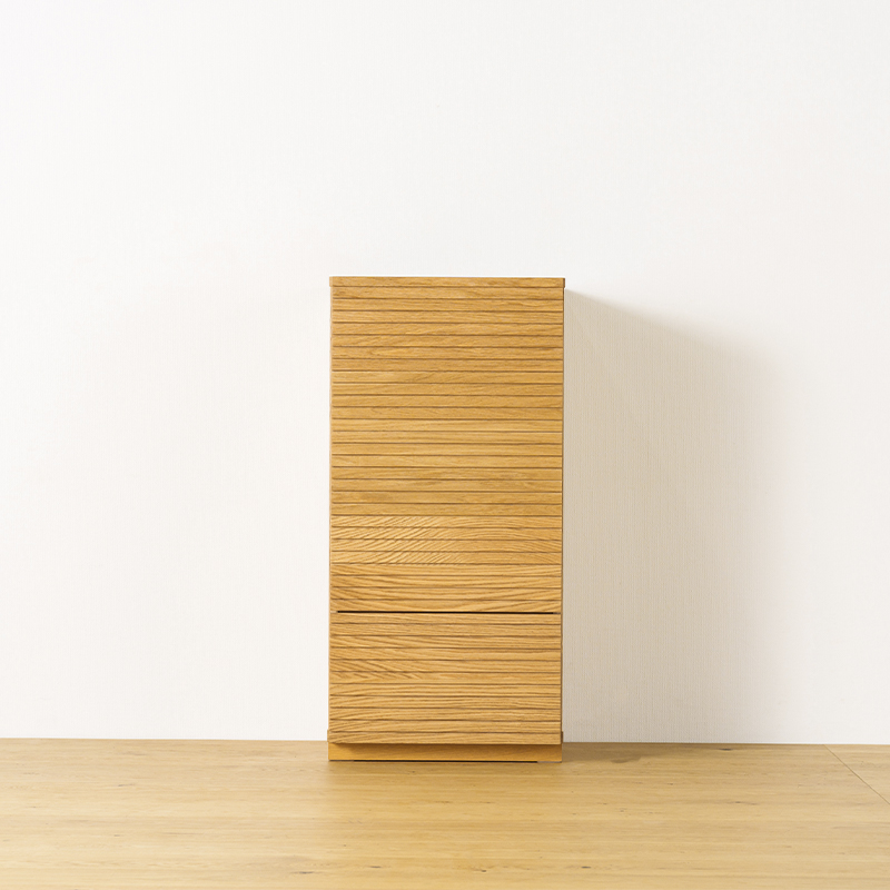 風雅 キャビネット ホワイトオーク 幅490mm 