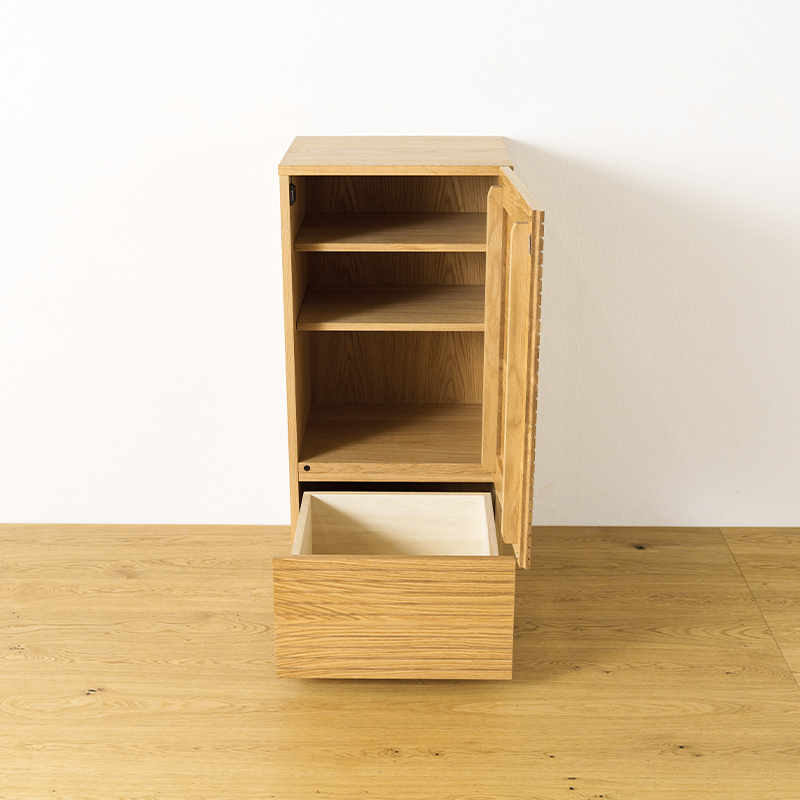 風雅 キャビネット 幅490mm ホワイトオーク イメージ2