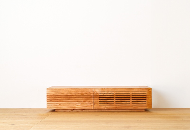 天然木・無垢を使ったテレビ台・テレビボード 風雅 センダン 幅1200mm