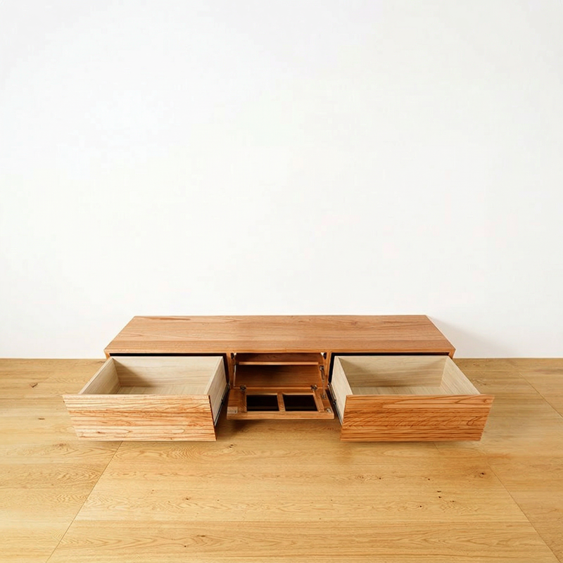 天然木・無垢を使ったテレビ台・テレビボード 風雅  1500mm センダン 