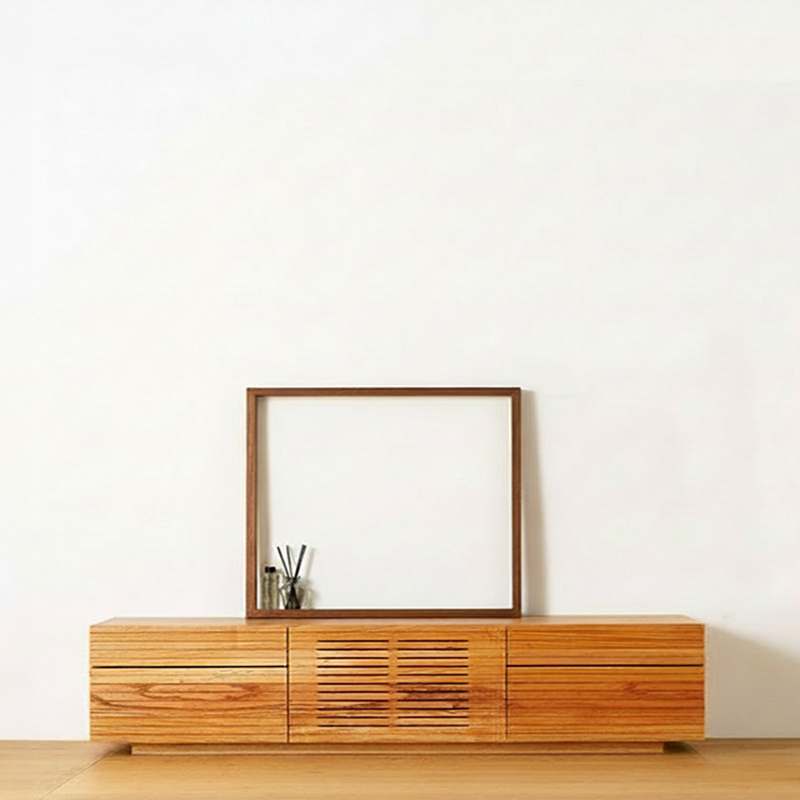 天然木・無垢を使ったテレビ台・テレビボード 風雅  -タイプ2 センダン 幅1500mm 