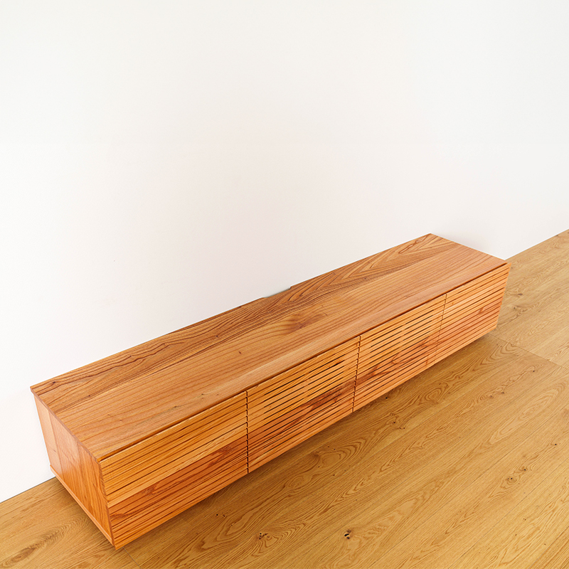 天然木・無垢を使ったテレビ台・テレビボード 風雅  -タイプ2 センダン 幅2000mm 