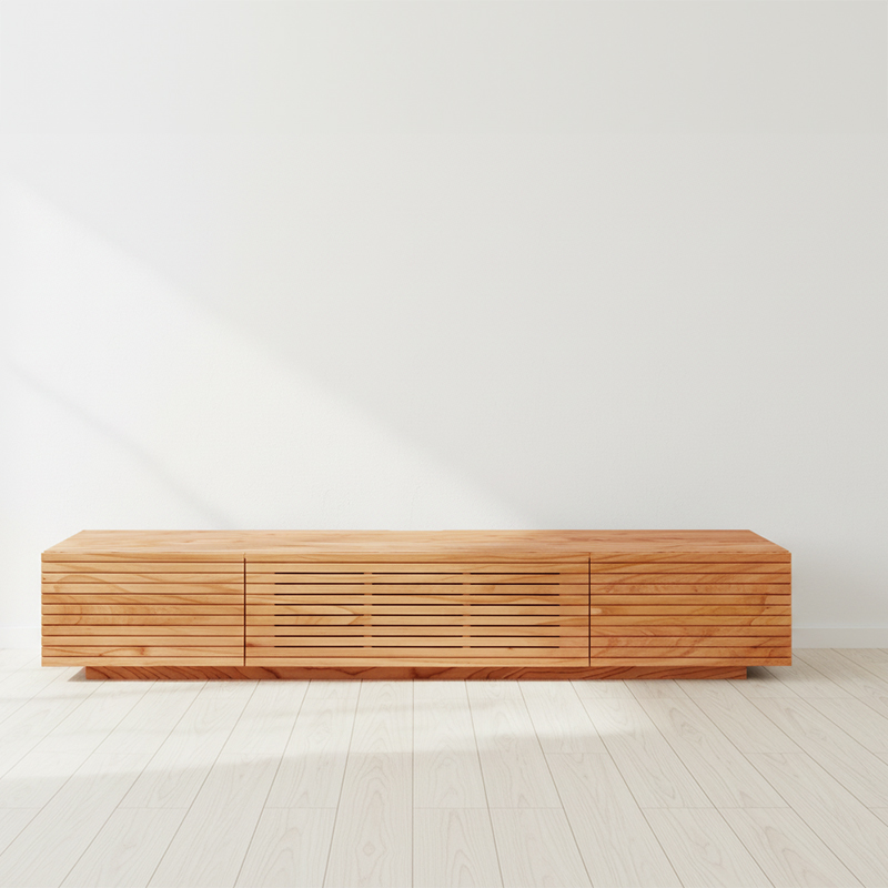 天然木・無垢を使ったテレビ台・テレビボード 風雅 センダン 幅1800mm