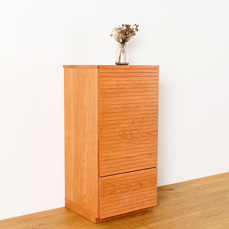 風雅 キャビネット 幅490mm ブラックチェリー イメージ1