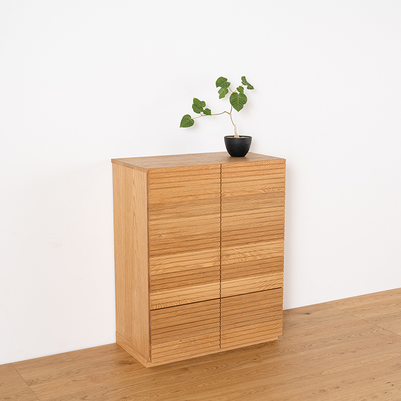 風雅 キャビネット 幅980mm ホワイトオーク イメージ1