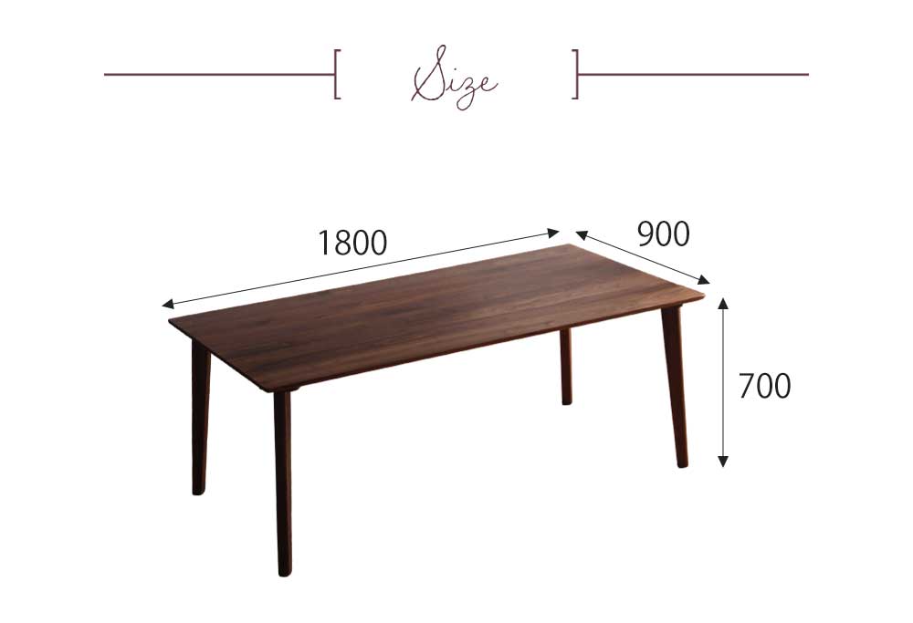 Grace ダイニングテーブル　180テーブル