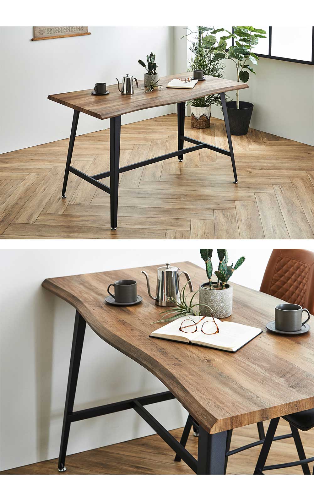 Grace ダイニングセット　90ハイカウンターテーブル　5点セット