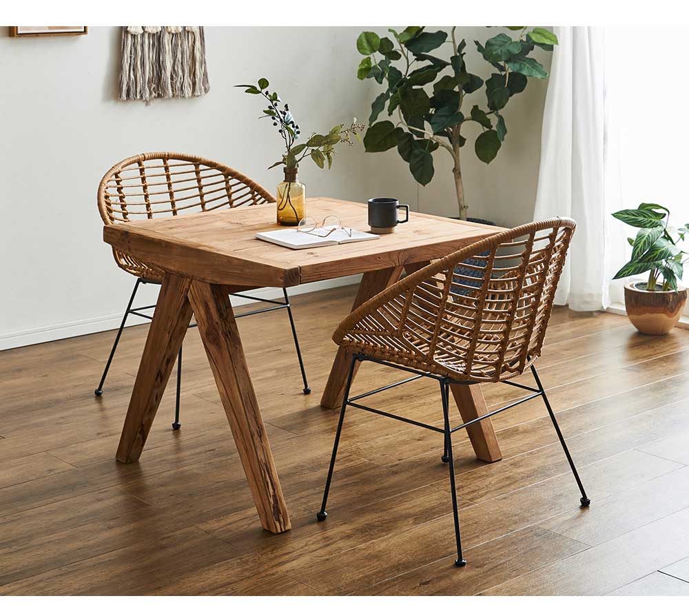 Grace ダイニングセット　80テーブル　3点セット