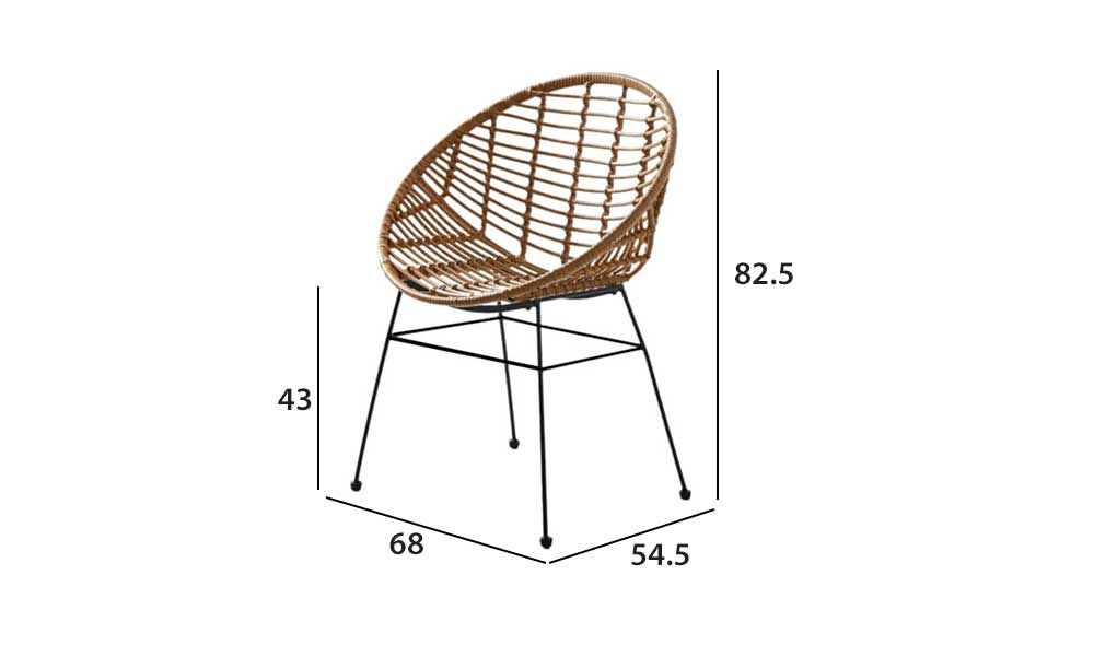 Grace ダイニングセット　80テーブル　3点セット