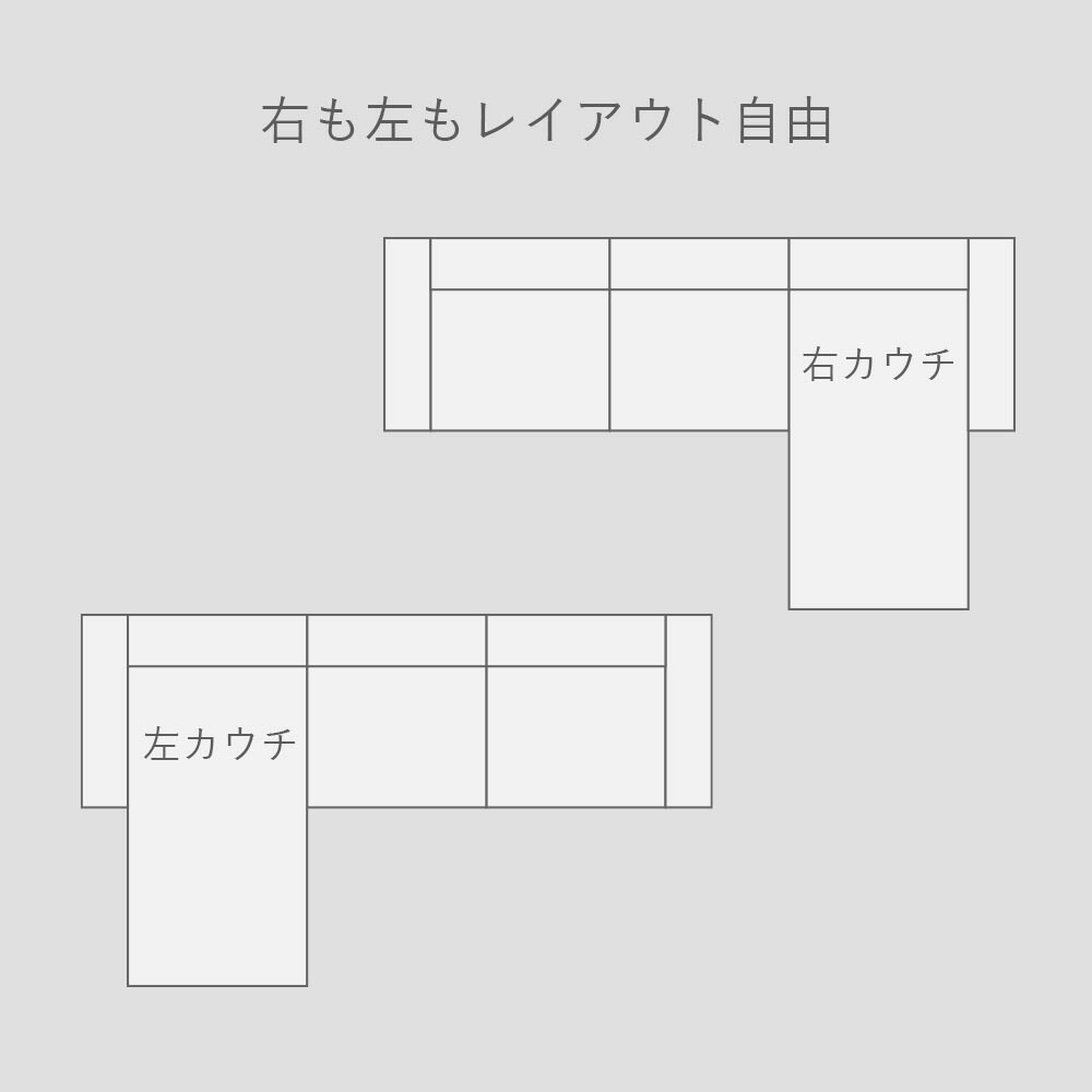 Grace ソファ　3Pカウチソファ