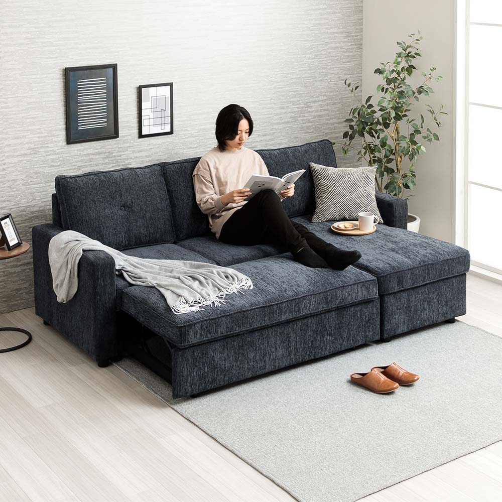 Grace ソファ　3Pカウチソファ