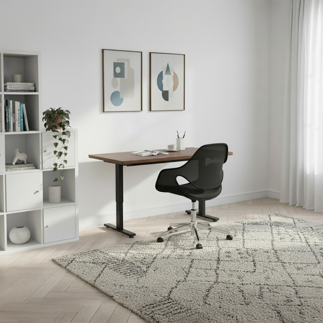 Olivia電動昇降リビング・ダイニングテーブル幅1350