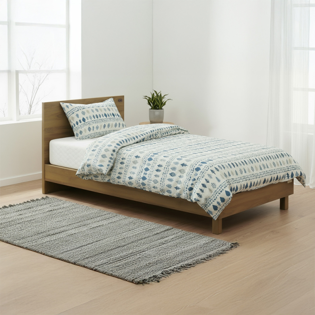 Tasiaコンセント付畳ベッドフレーム シングル