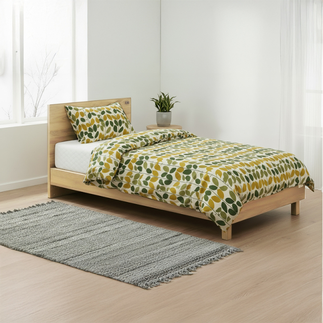 Tasiaコンセント付畳ベッドフレーム シングル