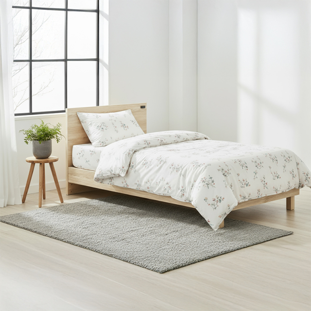 Tasiaコンセント付畳ベッドフレーム シングル