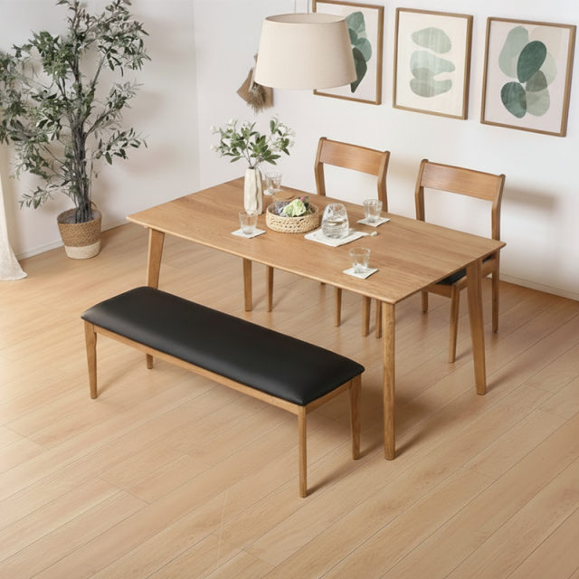 AMOCC ダイニングテーブル ホワイトオーク無垢 AMOCC ダイニングテーブル ホワイトオーク無垢 オーク無垢材を使用した