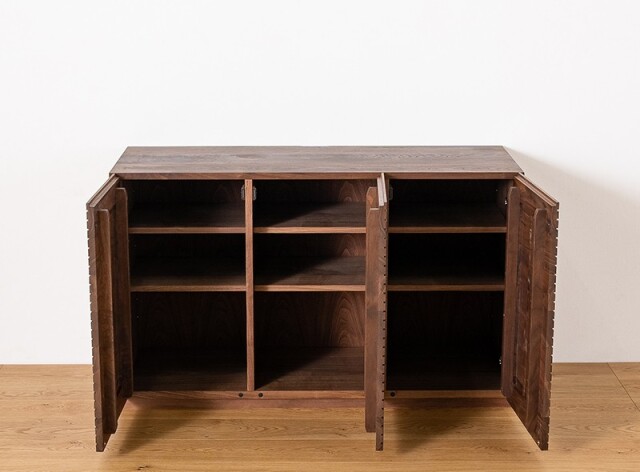 風雅／FUUGA キャビネット W1200（ウォールナット・ウォルナット）